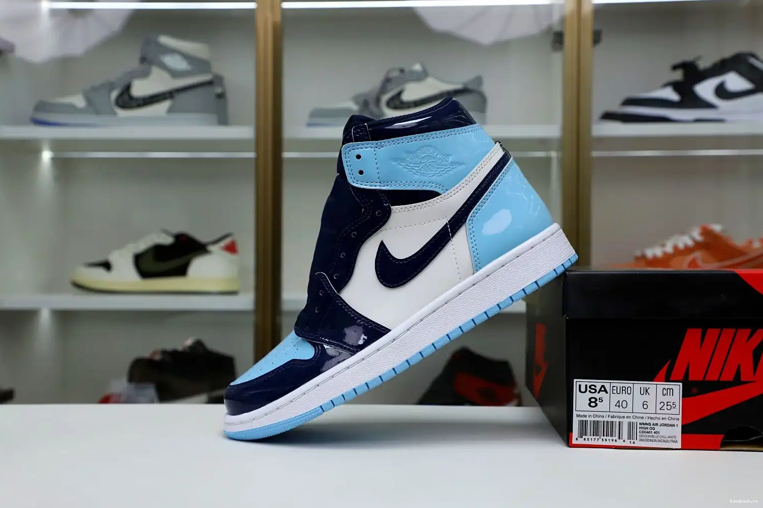 'BLUE 1 RETRO AIR OG JORDAN WMNS CHILL' Kimikick HIGH 0408